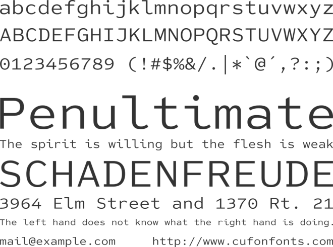 Best Choice Demo font preview