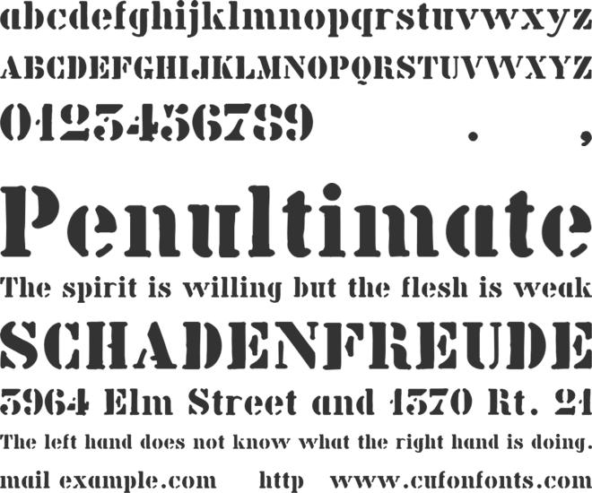 billieKid font preview