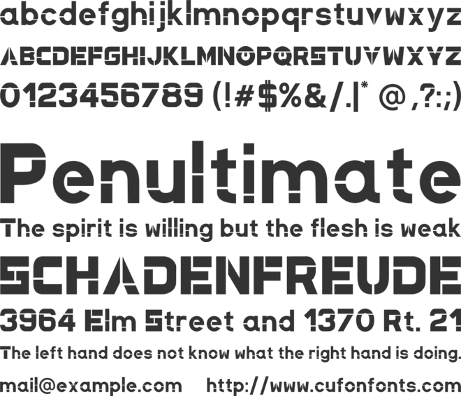 New Magnetic font preview