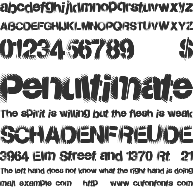 ToxicPowers font preview