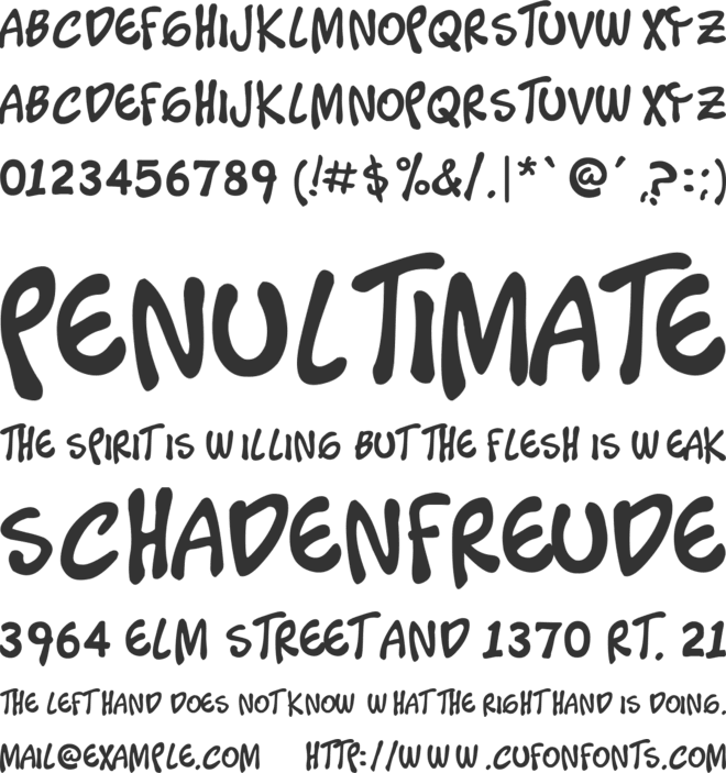 Timotheos font preview