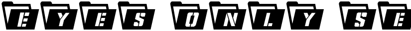 Eyes Only Semi-Condensed Semi-Condensed font