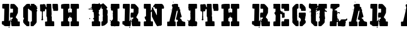 Roth Dirnaith Regular font