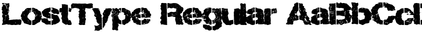 LostType Regular font