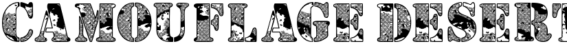 Camouflage Desert Desert font