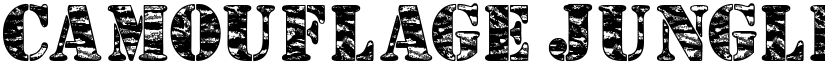 Camouflage Jungle Jungle font