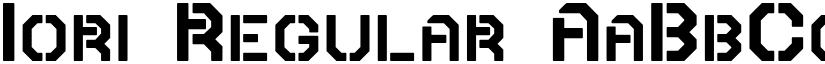 Iori Regular font