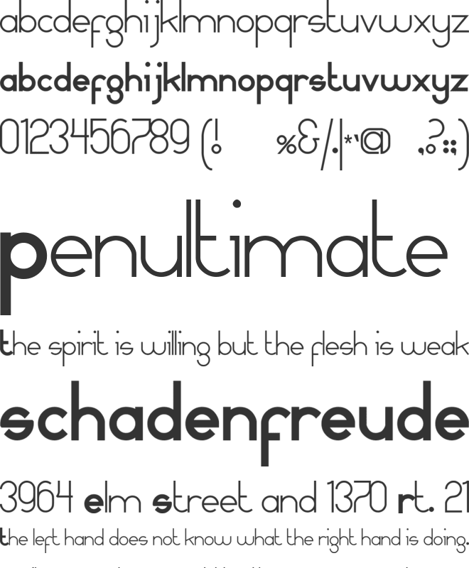 Mamma Gamma font preview