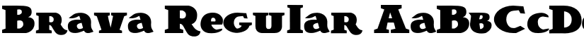 Brava Regular font