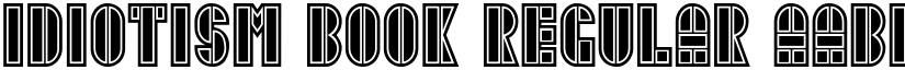 Idiotism Book Regular font