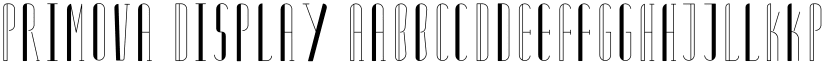 Primova Display font