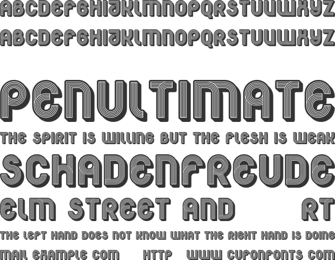 Pancake font preview