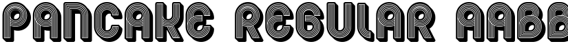 Pancake Regular font