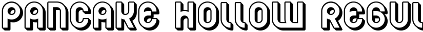 Pancake Hollow Regular font