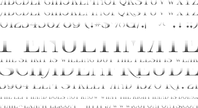 Castaway Fill v2 font preview