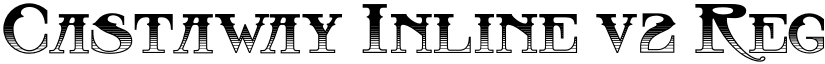 Castaway Inline v2 Regular font