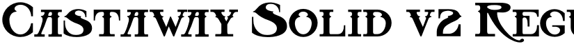 Castaway Solid v2 Regular font