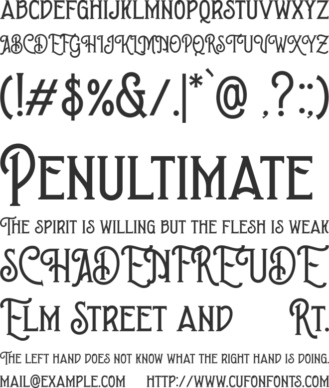 Brown Chunkers DEMO font preview