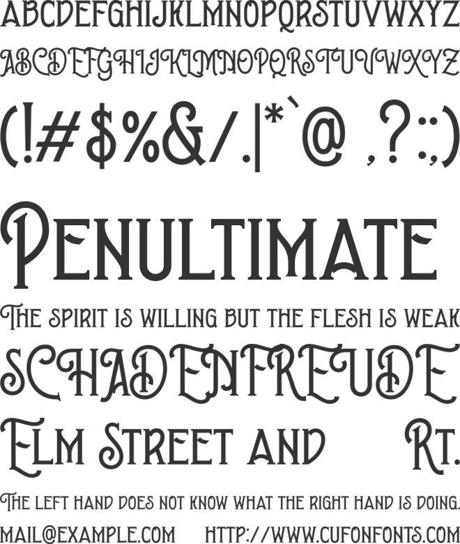 Brown Chunkers DEMO font preview