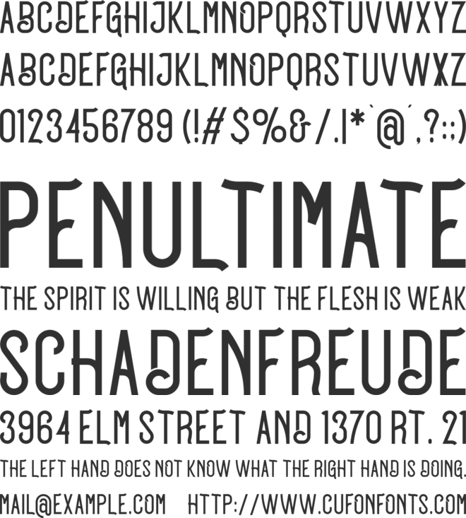 BOYSAND DEMO font preview
