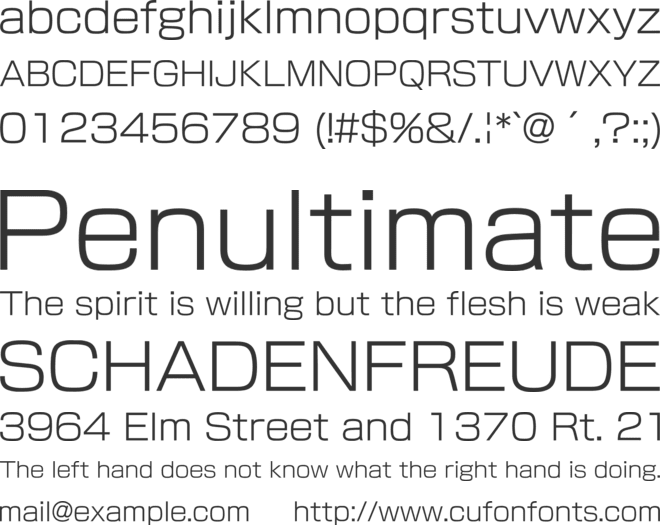 FOT-NewRodin Pro font preview