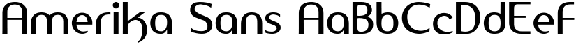 Amerika Sans font