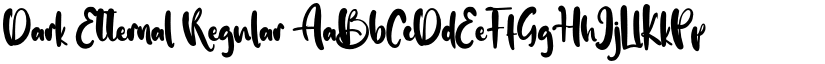 Dark Etternal font download