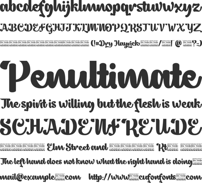 Dry Hayrick free personal use font preview