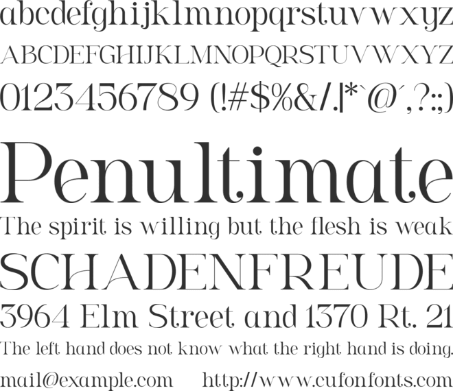 Bromo Plateau Serif font preview