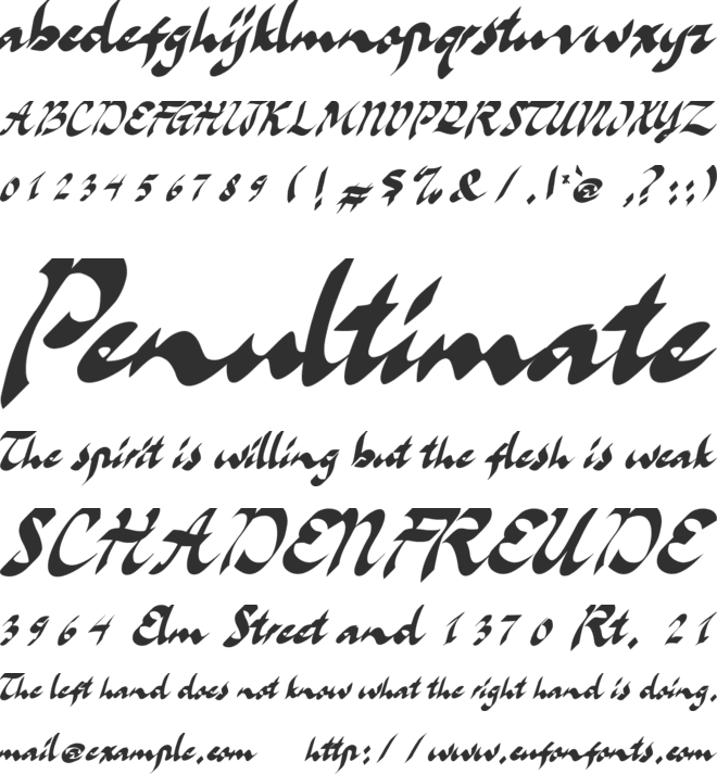 Minuva font preview