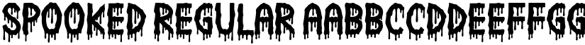 Spooked Regular font