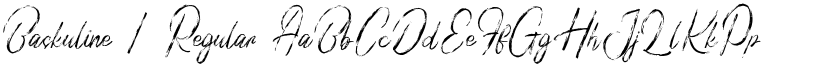 Baskuline 1 Regular font