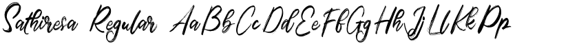 Sathiresa Regular font