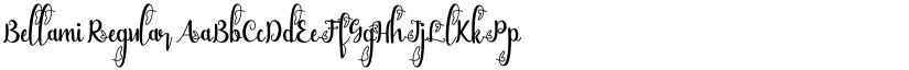 Bellami Regular font