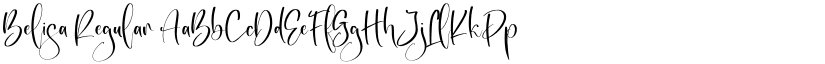 Belisa Regular font