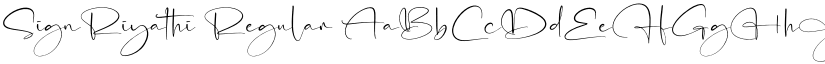 SignRiyathi Regular font