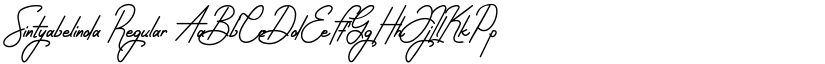 Sintyabelinda Regular font