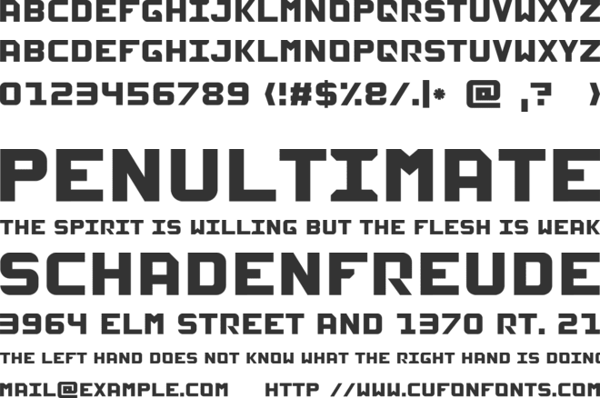 Tea For God font preview