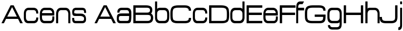 Acens font