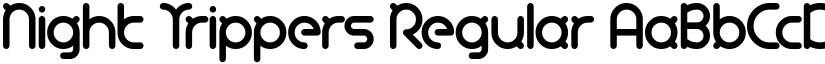 Night Trippers Regular font