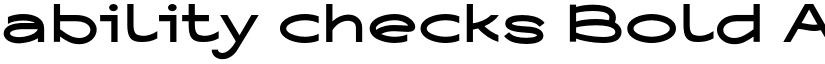 ability checks Bold font