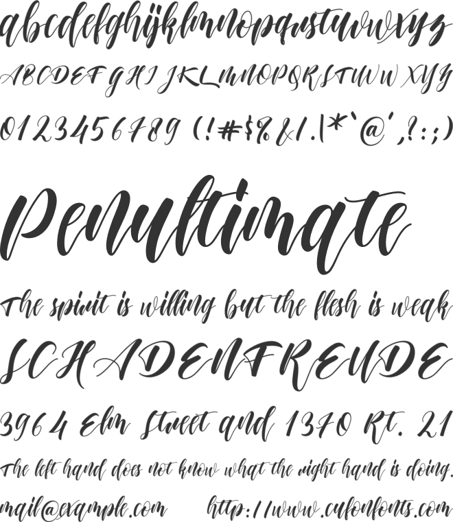 sahanaya font preview