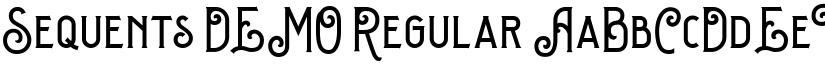 Sequents DEMO Regular font