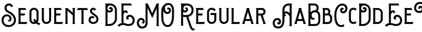 Sequents DEMO font download