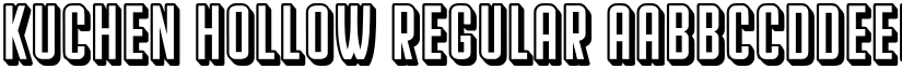 Kuchen Hollow Regular font