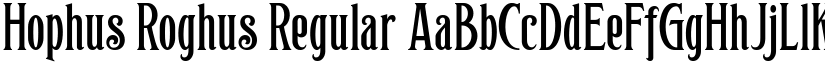 Hophus Roghus Regular font