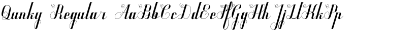 Qunky Regular font