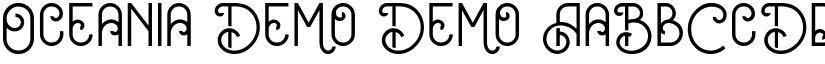Oceania Demo Demo font