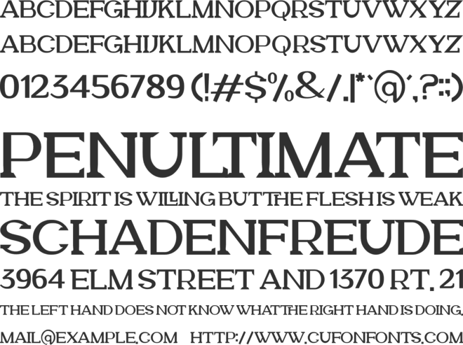 olltha font preview