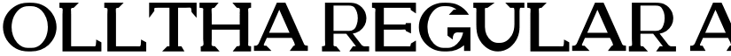 olltha Regular font
